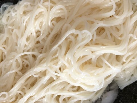 レンジで簡単！そうめんの茹で方